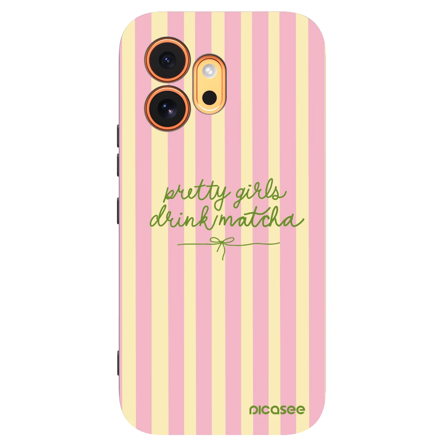 Picasee silikonowe czarne etui na Honor 600 - Pretty matcha