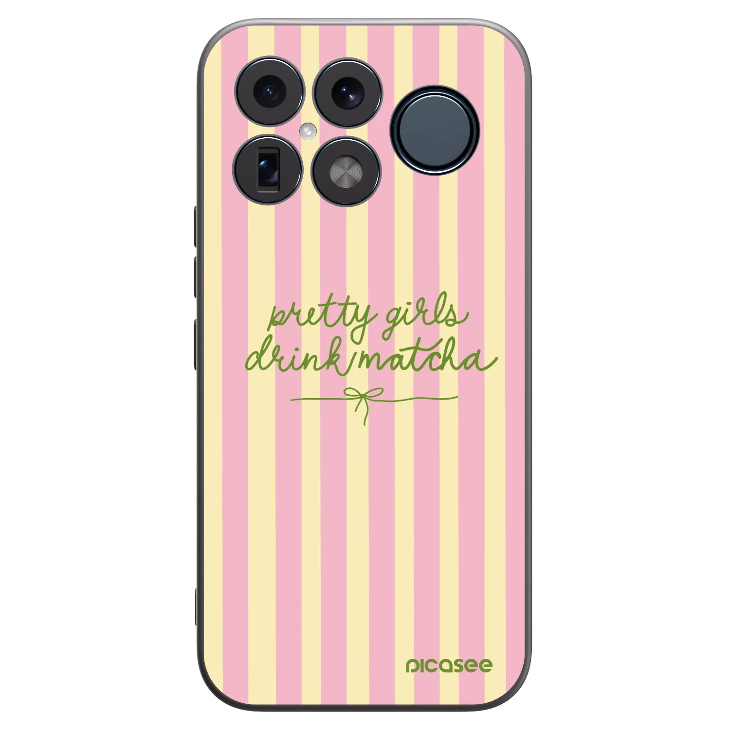 Picasee silikonowe czarne etui na Xiaomi Poco F8 Ultra - Pretty matcha