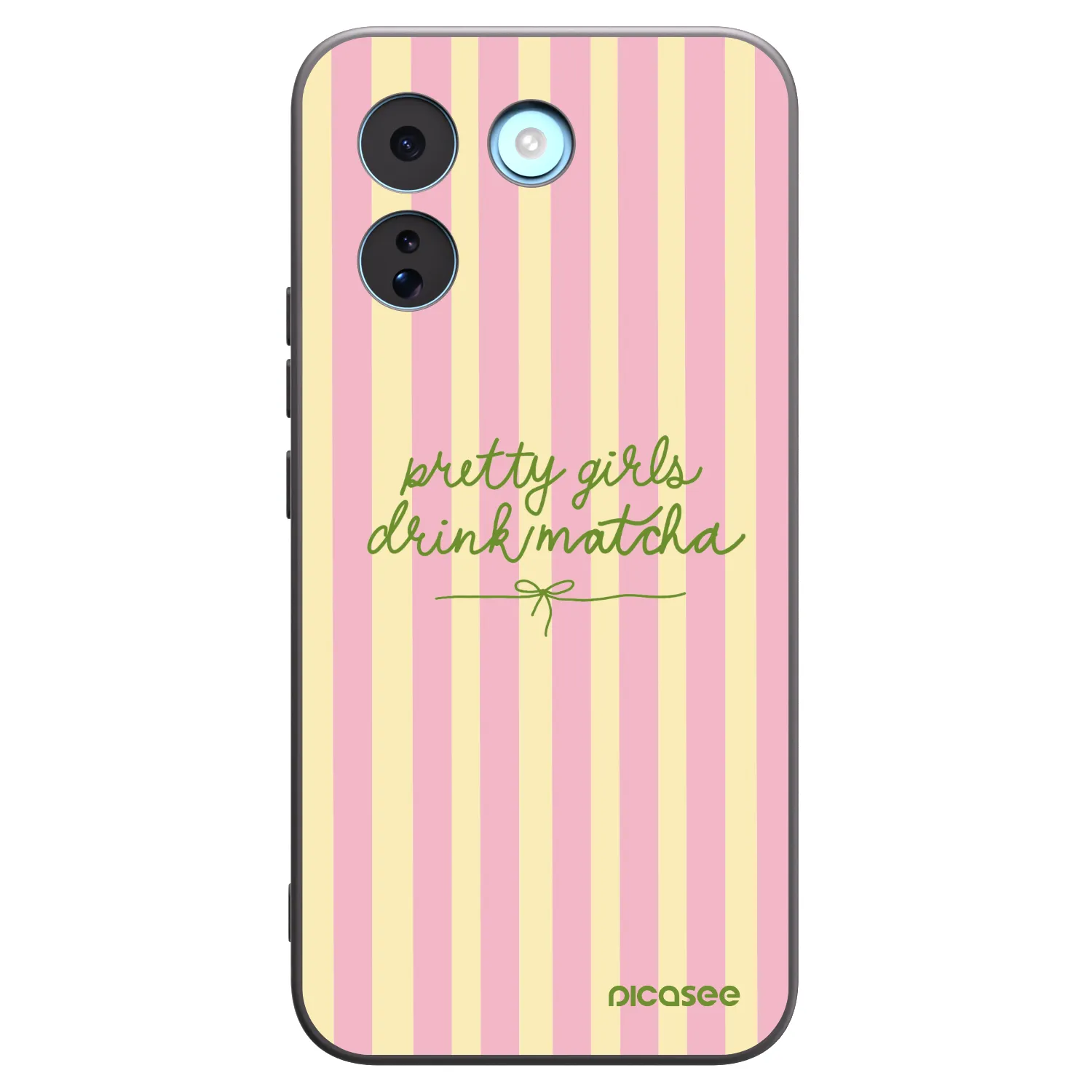 Picasee silikonowe czarne etui na Xiaomi Redmi Note 17 Pro MAX 5G - Pretty matcha