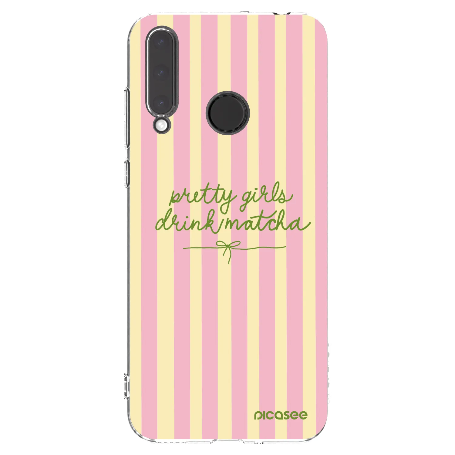 Picasee silikonowe przeźroczyste etui na Honor 20 Lite - Pretty matcha