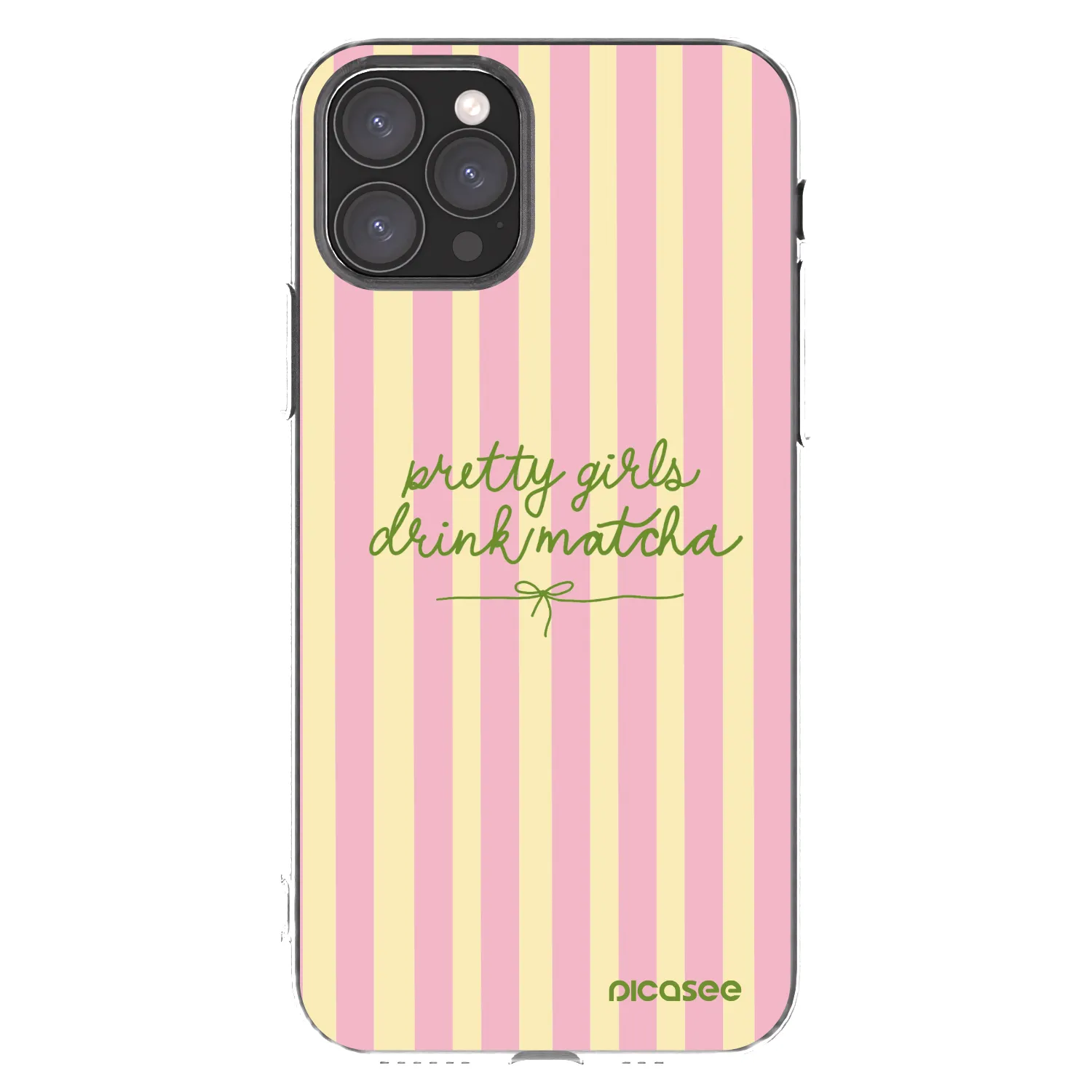 Picasee silikonowe przeźroczyste etui na Apple iPhone 11 Pro - Pretty matcha