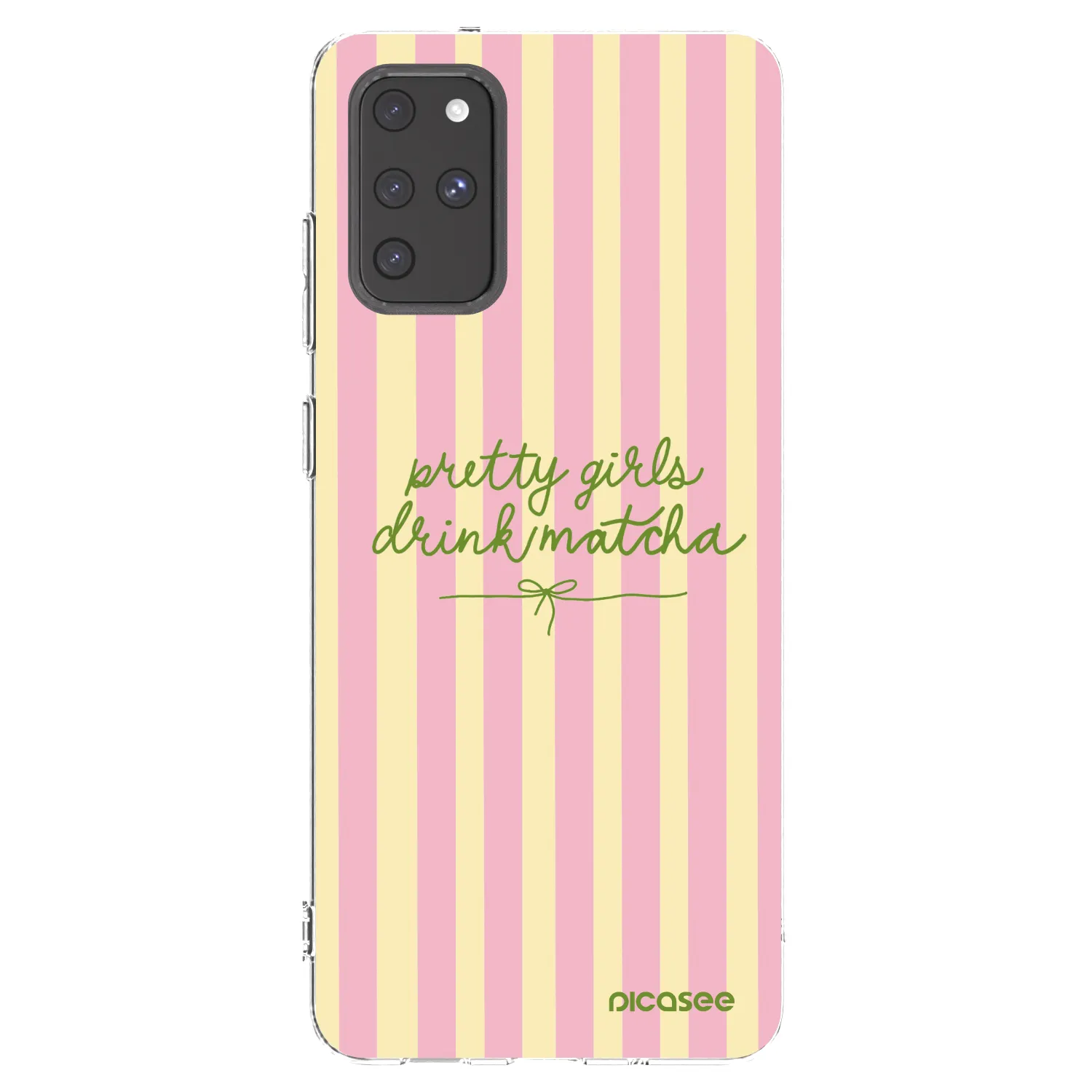 Picasee silikonowe przeźroczyste etui na Samsung Galaxy S20+ G985F - Pretty matcha