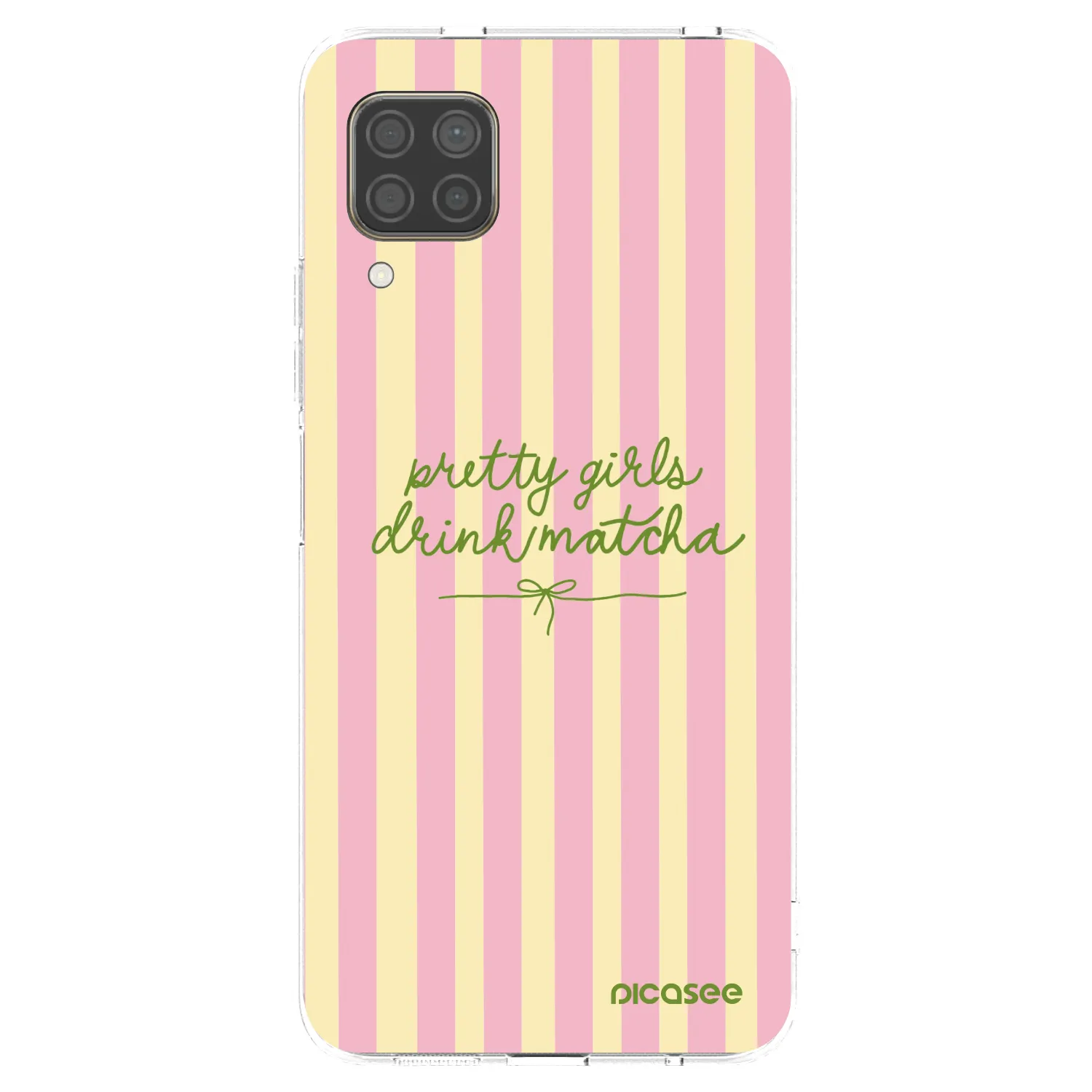 Picasee silikonowe przeźroczyste etui na Huawei P40 Lite - Pretty matcha