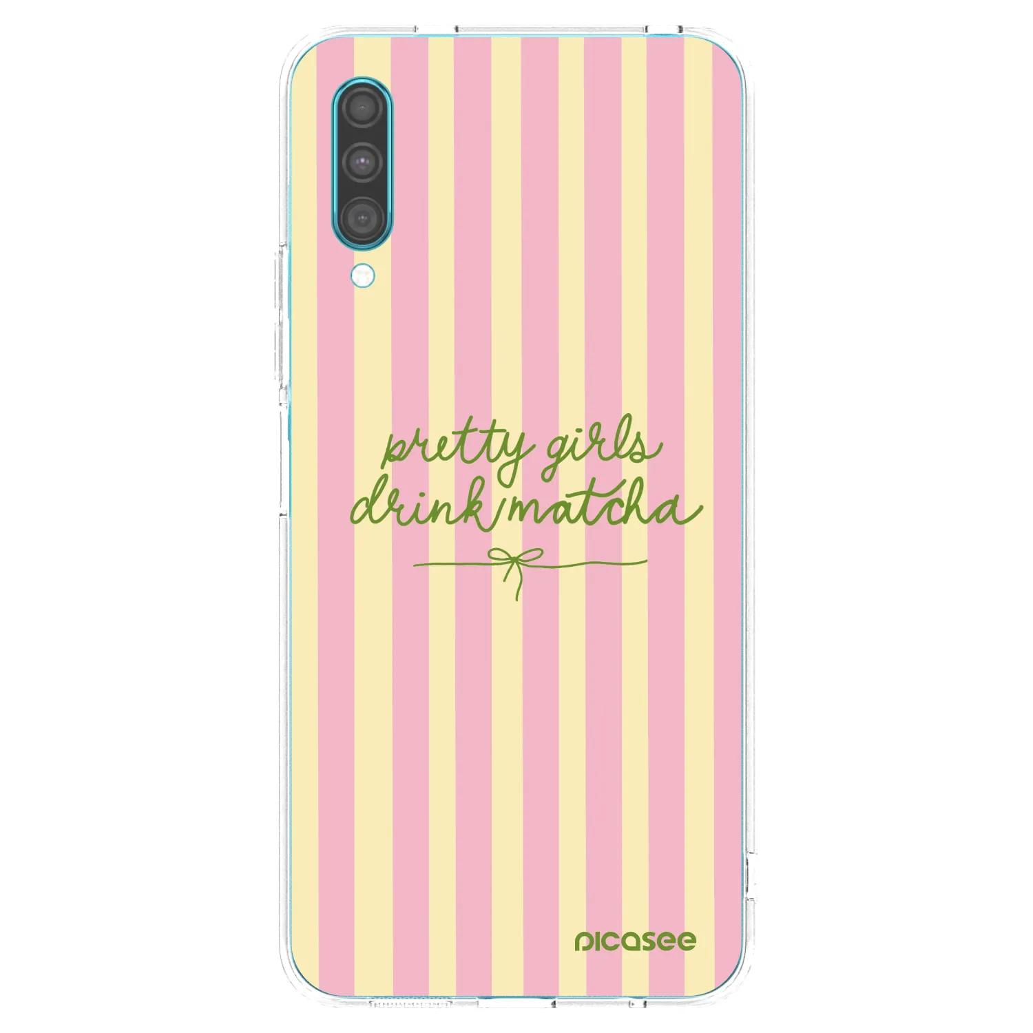 Picasee silikonowe przeźroczyste etui na Samsung Galaxy A30s A307F - Pretty matcha