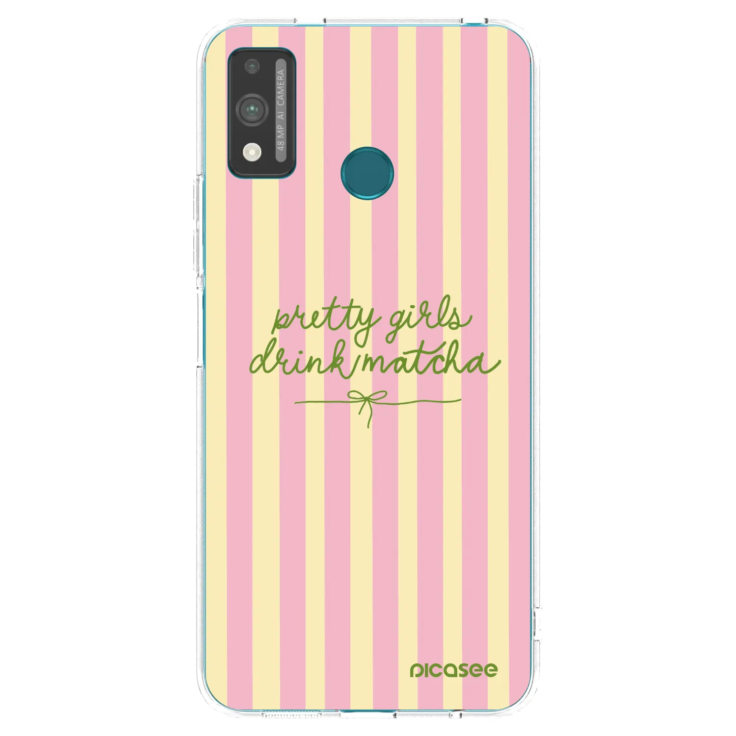 Picasee silikonowe przeźroczyste etui na Honor 9X Lite - Pretty matcha