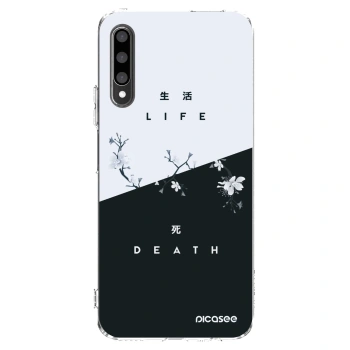 Picasee silikonowe przeźroczyste etui na Honor 9X Pro - Life - Death