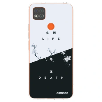 Picasee silikonowe przeźroczyste etui na Xiaomi Redmi 9C - Life - Death