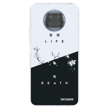 Picasee silikonowe przeźroczyste etui na Xiaomi Mi 10T Lite - Life - Death