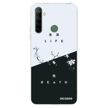 Picasee silikonowe przeźroczyste etui na Realme 6i - Life - Death