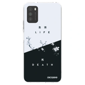 Picasee silikonowe przeźroczyste etui na Xiaomi Poco M3 - Life - Death