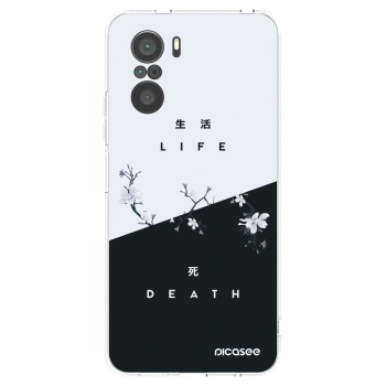 Picasee silikonowe przeźroczyste etui na Xiaomi Poco F3 - Life - Death