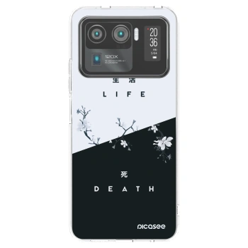 Picasee silikonowe przeźroczyste etui na Xiaomi Mi 11 Ultra - Life - Death