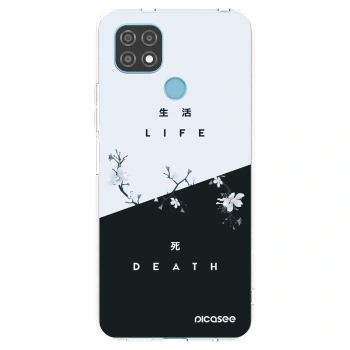 Picasee silikonowe przeźroczyste etui na Realme C21 - Life - Death
