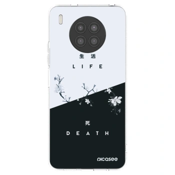 Picasee silikonowe przeźroczyste etui na Huawei Nova 8i - Life - Death