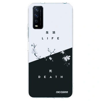 Picasee silikonowe przeźroczyste etui na Vivo Y11s - Life - Death