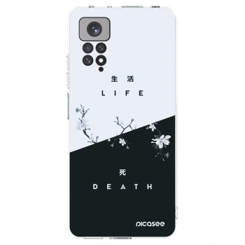 Picasee silikonowe przeźroczyste etui na Xiaomi Redmi Note 11S 4G - Life - Death