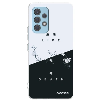 Picasee silikonowe przeźroczyste etui na Samsung Galaxy A53 5G A536 - Life - Death