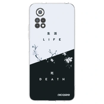 Picasee silikonowe przeźroczyste etui na Xiaomi Poco X4 Pro 5G - Life - Death