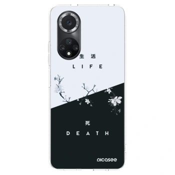 Picasee silikonowe przeźroczyste etui na Huawei Nova 9 SE - Life - Death