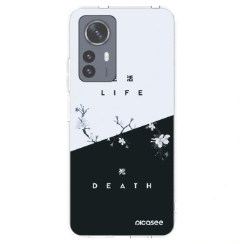Picasee silikonowe przeźroczyste etui na Xiaomi 12 Pro - Life - Death