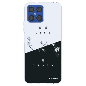 Picasee silikonowe przeźroczyste etui na Honor X8 4G - Life - Death