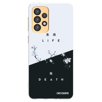 Picasee silikonowe przeźroczyste etui na Samsung Galaxy A33 5G A336 - Life - Death