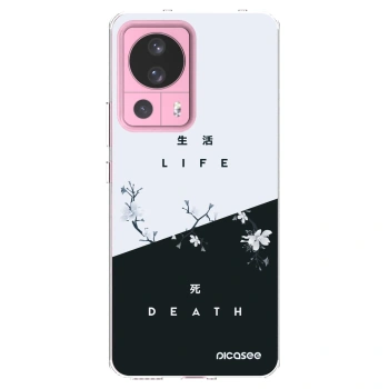 Picasee silikonowe przeźroczyste etui na Xiaomi 13 Lite - Life - Death