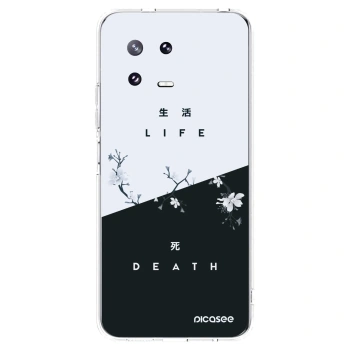 Picasee silikonowe przeźroczyste etui na Xiaomi 13 Pro - Life - Death