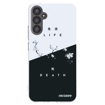 Picasee silikonowe przeźroczyste etui na Samsung Galaxy A34 5G A346B - Life - Death