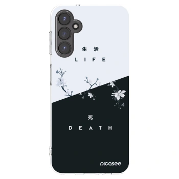 Picasee silikonowe przeźroczyste etui na Samsung Galaxy A14 5G A146P - Life - Death