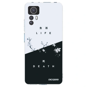 Picasee silikonowe przeźroczyste etui na Xiaomi Redmi Note 12S - Life - Death