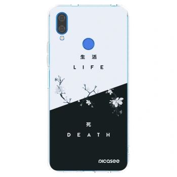 Picasee silikonowe przeźroczyste etui na Huawei Nova 3i - Life - Death