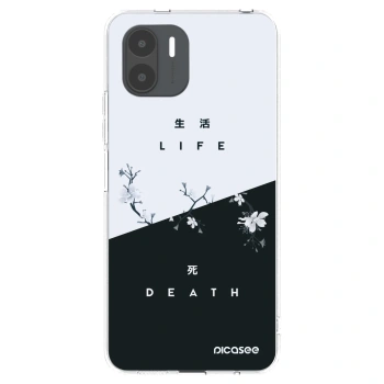 Picasee silikonowe przeźroczyste etui na Xiaomi Redmi A2 - Life - Death