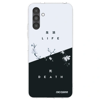 Picasee silikonowe przeźroczyste etui na Samsung Galaxy A04s A047F - Life - Death