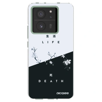 Picasee silikonowe przeźroczyste etui na Xiaomi 13T - Life - Death