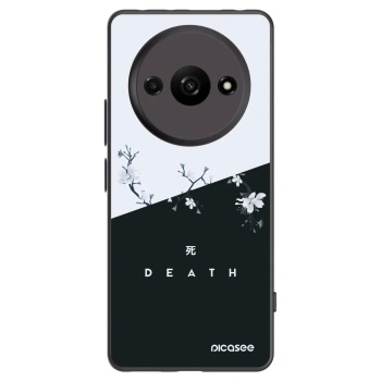 Picasee silikonowe czarne etui na Xiaomi Redmi A3 - Life - Death