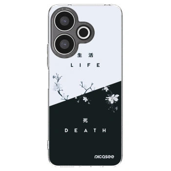 Picasee silikonowe przeźroczyste etui na Xiaomi Redmi 13 4G - Life - Death