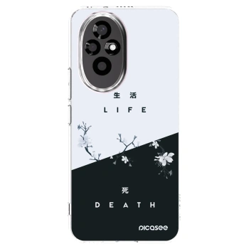 Picasee silikonowe przeźroczyste etui na Honor 200 5G - Life - Death