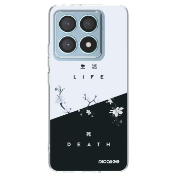 Picasee silikonowe przeźroczyste etui na Xiaomi 14T Pro - Life - Death