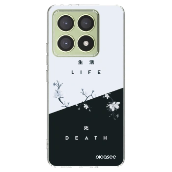 Picasee silikonowe przeźroczyste etui na Xiaomi 14T - Life - Death