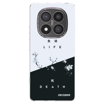 Picasee silikonowe przeźroczyste etui na Xiaomi Redmi Note 14 Pro+ 5G - Life - Death