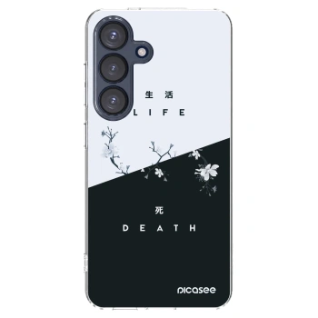 Picasee silikonowe przeźroczyste etui na Samsung Galaxy S25 5G - Life - Death