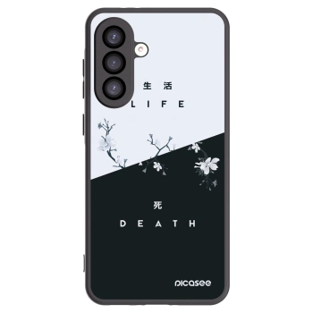 Picasee silikonowe czarne etui na Samsung Galaxy A26 5G A266B - Life - Death