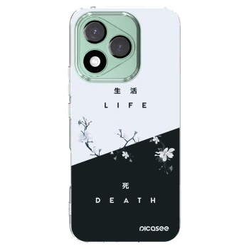Picasee silikonowe przeźroczyste etui na Honor 400 Lite 5G - Life - Death