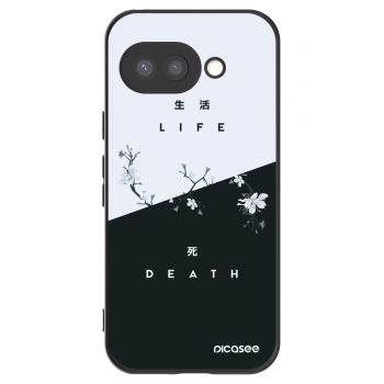 Picasee silikonowe czarne etui na Google Pixel 9a - Life - Death