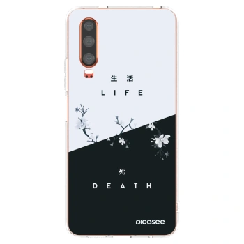Picasee silikonowe przeźroczyste etui na Huawei P30 - Life - Death