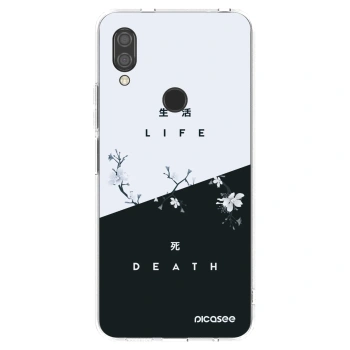 Picasee silikonowe przeźroczyste etui na Xiaomi Redmi 7 - Life - Death