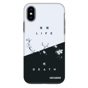 Etui na Apple iPhone X/XS - Life - Death