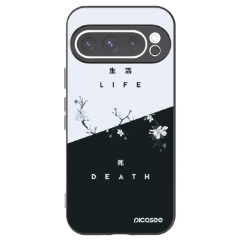Picasee silikonowe czarne etui na Google Pixel 9 Pro XL - Life - Death