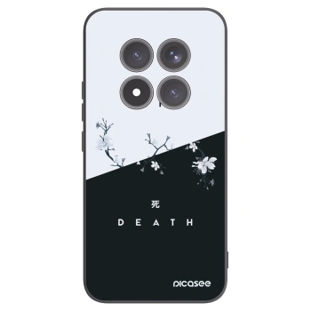 Picasee silikonowe czarne etui na Xiaomi Redmi Note 15 Pro+ - Life - Death